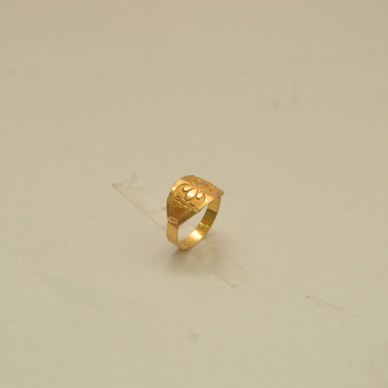 Yellow Gold Nugget Baby Ring – Shans Jewelry