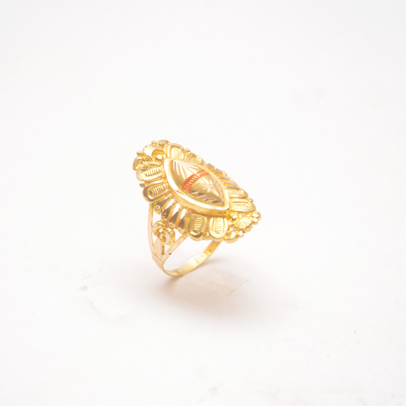 Fur Solid Gold Statement Ring | Yellow Gold Anemone Ring | Cadar – CADAR