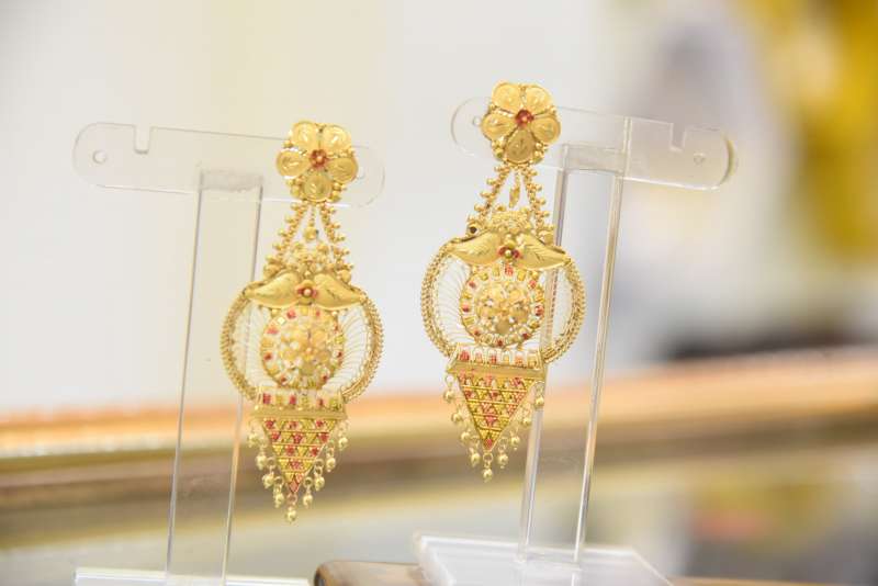 New Gold Earrings Designs Small Drop Earring – Welcome to Rani Alankar