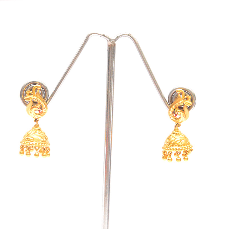 Madrasi jhumka store gold