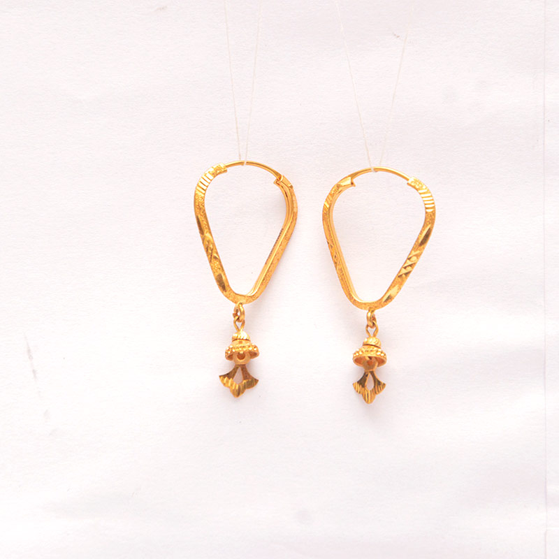 New Gold Earrings Designs Small Drop Earring – Welcome to Rani Alankar