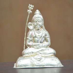 The Mahadeva Silver Idol Vvs ( Emerald 92.5)