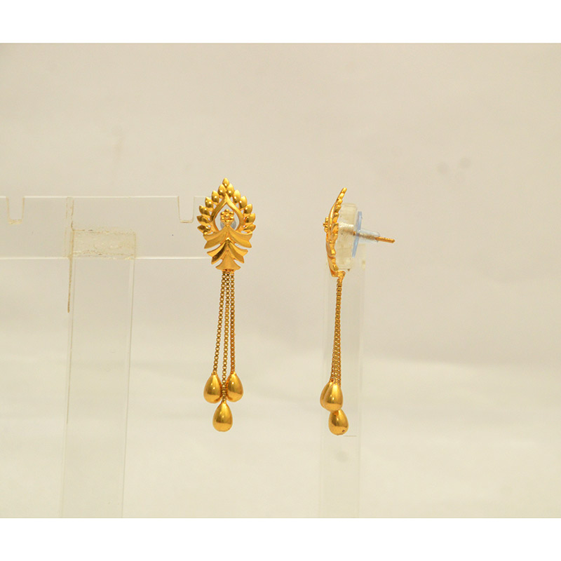 Buy Vaibhav Jewellers 22K Casting Gold Stud Earrings 79VG5194 Online from  Vaibhav Jewellers