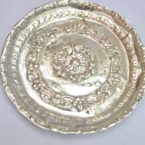 Silver Banarasi vvs Plate ( Emerald 92.5 )