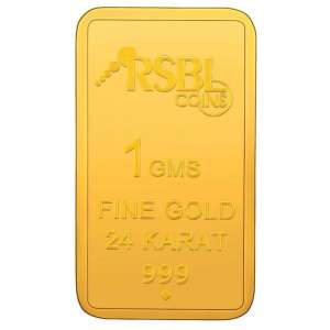 GOLD BAR/ GOLD BISCUITS BY MMTC (01gm) 24 CARAT