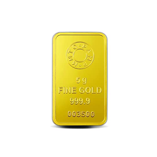 GOLD BAR/ GOLD BISCUITS BY MMTC (05gm) 24 CARAT – Welcome to Rani Alankar