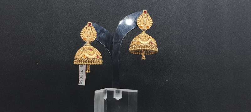New Gold Earrings Designs Small Drop Earring – Welcome to Rani Alankar