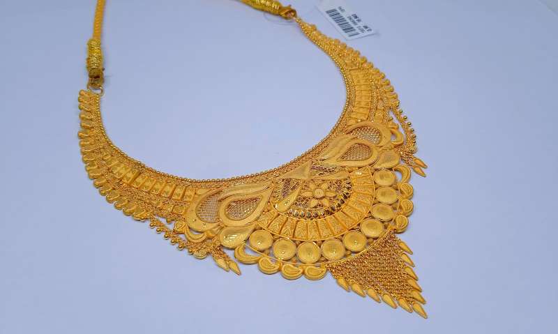 Buy Wedding Design Simple Bridal Gold Necklace Designs Latest Collection