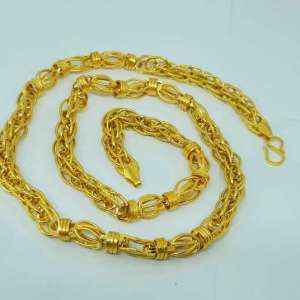 The Handmade Gold Fancy Chain For Men's