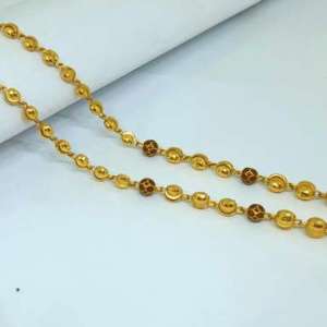 The Ethnicity Fancy Gold Matar Mala For Woman's