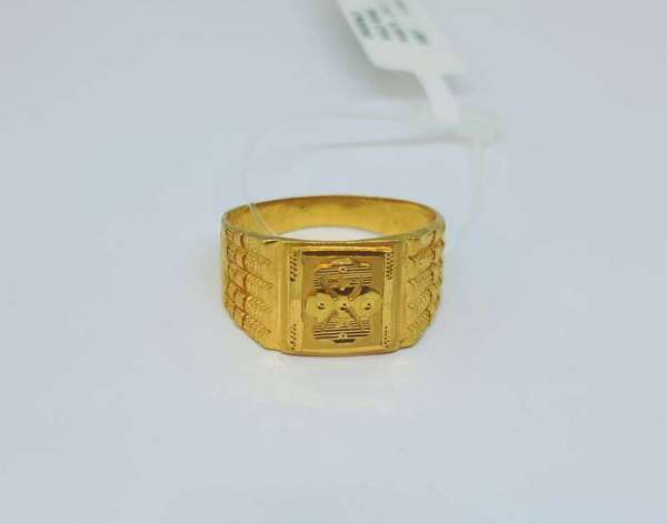 The Candere Latest Gold Ring For Men's