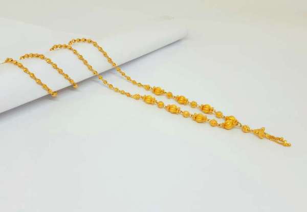 Latest Religious Office Wear Yellow Gold 22kt Chains