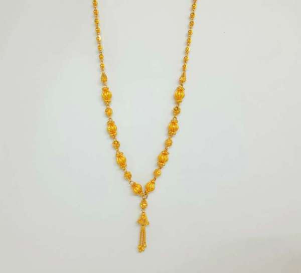 Latest Religious Office Wear Yellow Gold 22kt Chains