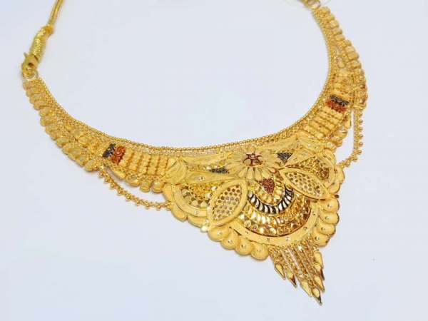 Nice Designer Special Days Yellow Gold 22kt Necklace