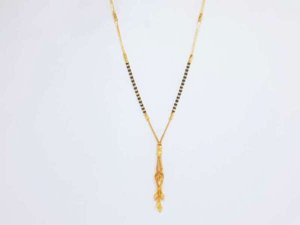 Latest Gold Chain & Shorts Mangalsutra 22kt Jewellery
