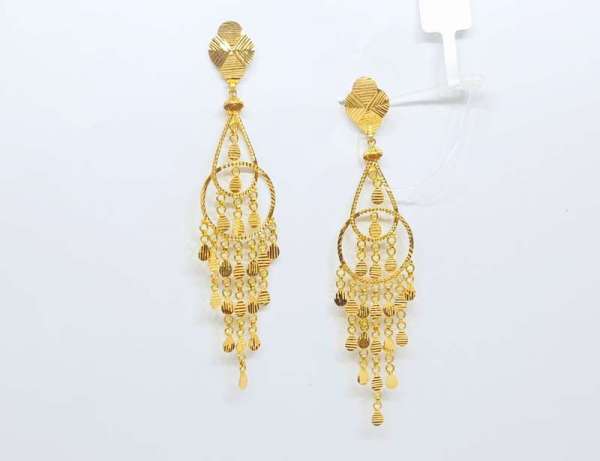 Light Weight Gold Jewellery Jhala Earring