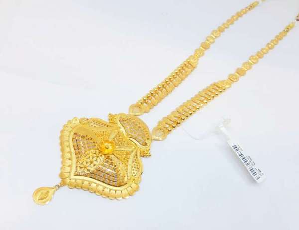 The Bahubali Fancy Long Necklace 22kt Hallmark