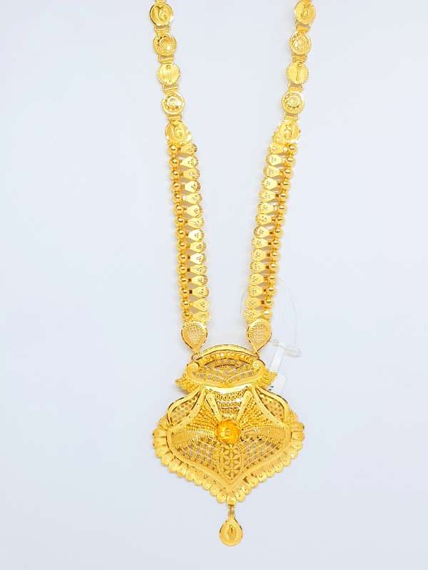 The Bahubali Fancy Long Necklace 22kt Hallmark