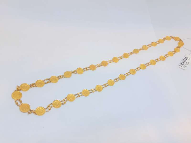 The Fancy Gold Laxmi Chain 18kt Hallmark Chain – Welcome to Rani Alankar