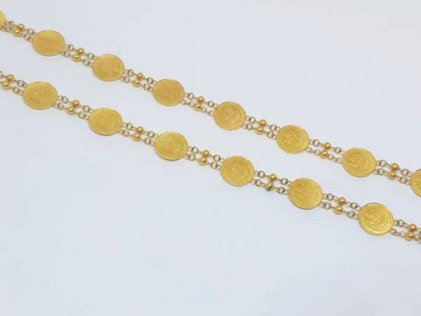 The Fancy Gold Laxmi Chain 18kt Hallmark Chain
