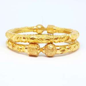 Antique Traditional Wedding Yellow Gold 18kt Bangles