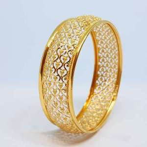 Fancy Traditional Wedding Yellow Gold 22kt Bangles