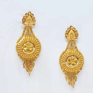Nice Classic Gifting Yellow Gold 22kt Earrings