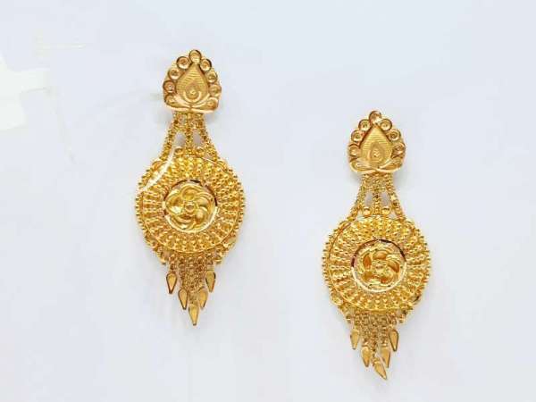 Nice Classic Gifting Yellow Gold 22kt Earrings