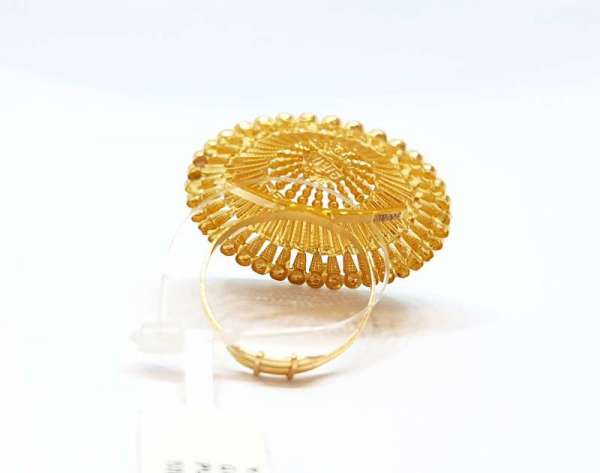 Fancy Floral Special Days Yellow Gold 22kt Rings