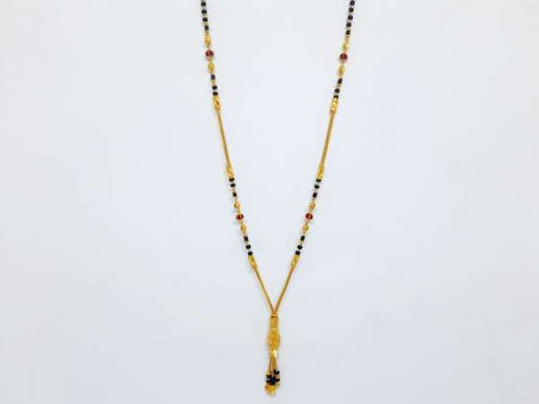 Nice Classic Daily Wear Yellow Gold 22kt Mangalsutra