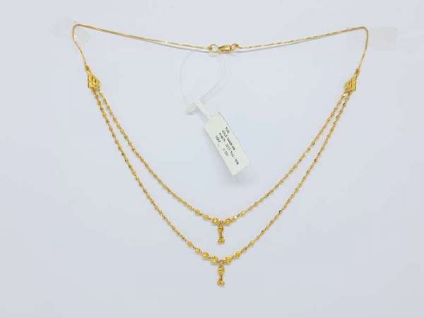 Fancy Classic Evening Wear Yellow Gold 22kt Chains