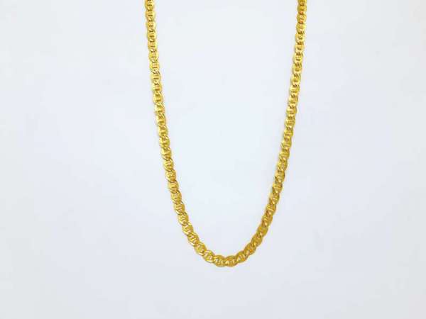 Latest Solitaire Daily Wear Yellow Gold 22kt Chains