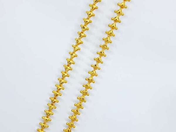 Fancy Solitaire Gifting Yellow Gold 22kt Chains