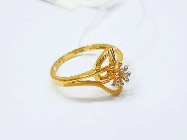 The Elegant Fancy Gold Ring By Rani Alankar