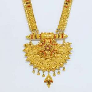 Nice Religious Wedding Yellow Gold 22kt Necklace