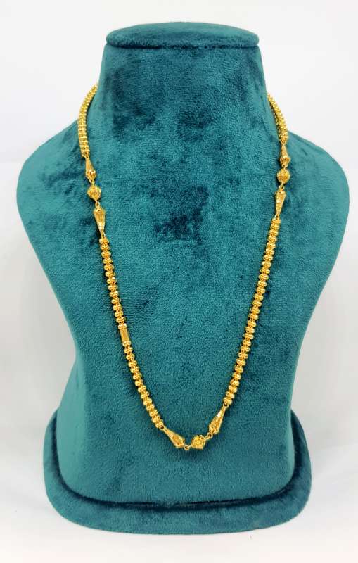 Fancy Traditional Daily Wear Yellow Gold Chains 22kt