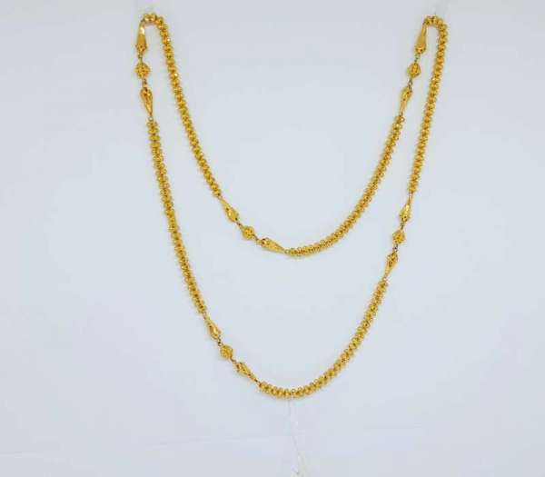 Fancy Traditional Daily Wear Yellow Gold Chains 22kt
