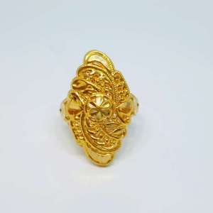 Nice Cities Daily Wear Yellow Gold 22kt Rings