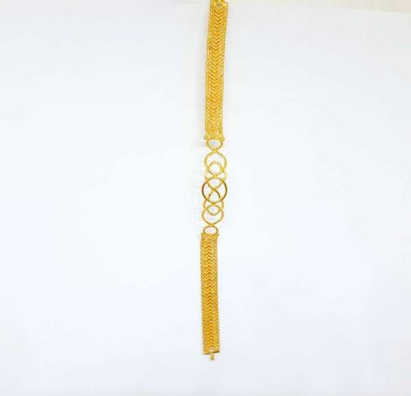 22kt Stylish Gold Bracelet For Womens