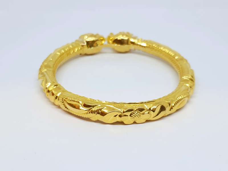 Dubai Gold Plated Cubic Zircon Open Wide Cuff Wedding Bangle Bracelet for  Women | eBay