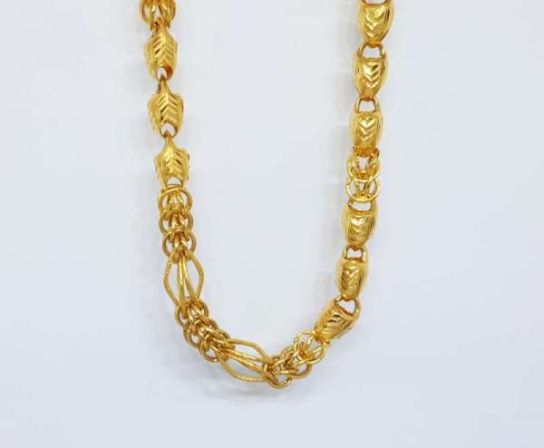 Gold Chain 22kt Hallmark Chain for Men