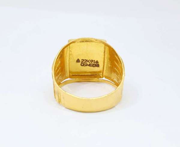 18kt Gold Ring Fabulous Design For Mens