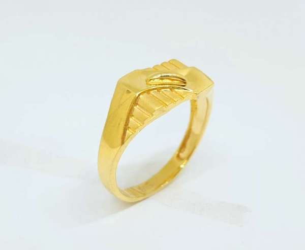 18kt Gold Ring New Quad Design For Mens