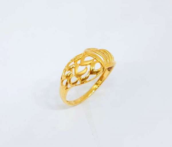 Fancy Party Wear Latest Design Free Size Gold Plated Ring with American  Diamond for Women/ Girls