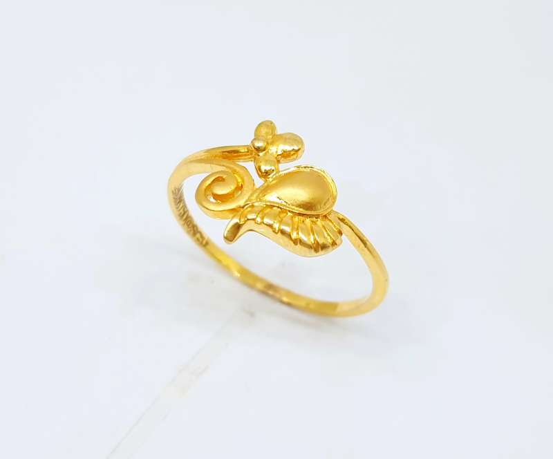 22K Gold Ring For Baby - 235-GR8178 in 0.750 Grams-saigonsouth.com.vn