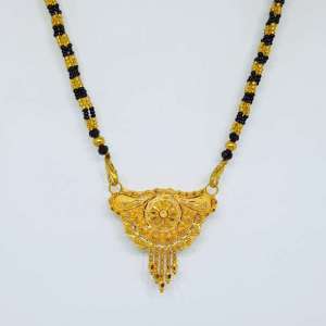 Fancy Religious Gifting Yellow Gold Mangalsutra 22kt