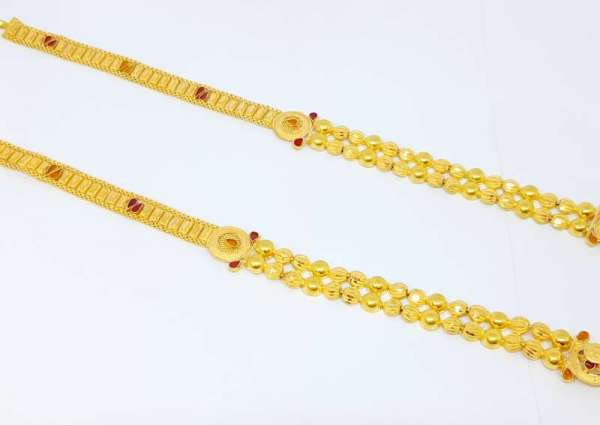 The Asmitta Fancy Long Necklace 22kt Hallmark
