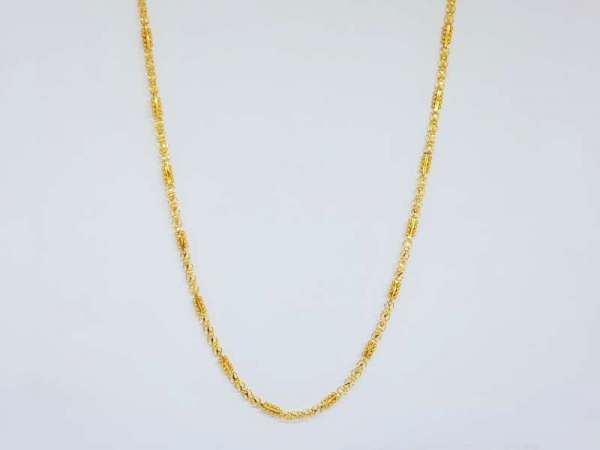 Gold fancy bombay chain 22k purity