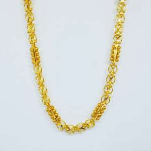 Gold fancy bombay chain 22k purity