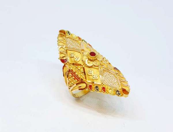 22ct Indian Gold British Hallmark Filigree Rings